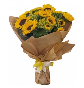 Buque de Girassois no Crafitt  Especial 20 Flores