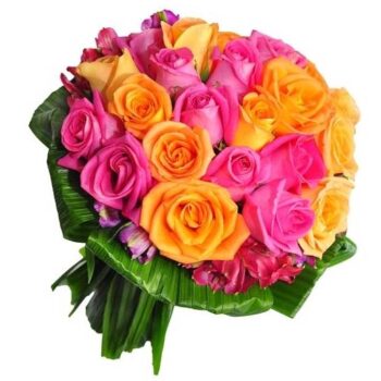 Buque de Rosas Coloridas Simpatico