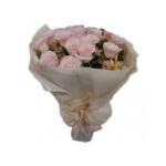 Buque de rosa rosas 12 no papel especial