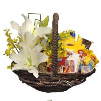 Cesta de Café Alegrar Seu Dia