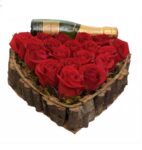 Coração de Rosas Com Chadon