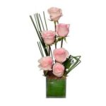 Ikebana  de Rosas Rosas