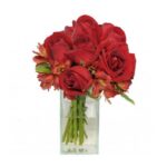 Vidrinho De Rosas Vermelhas