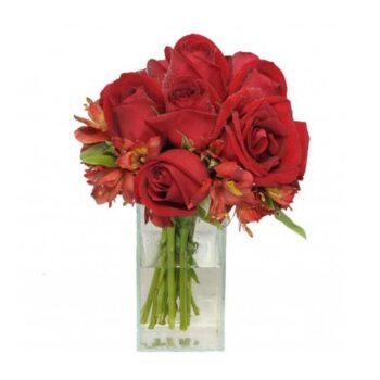 Vidrinho de Rosas Vermelhas