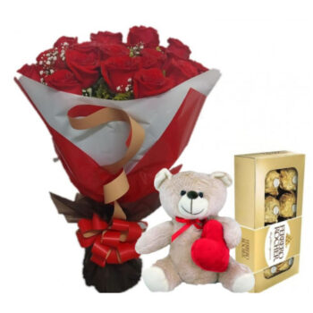 Kit colombianas pelúcia e ferero rocher